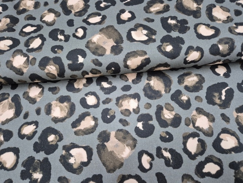 Canvas Baumwolle Leopard "Hakon"